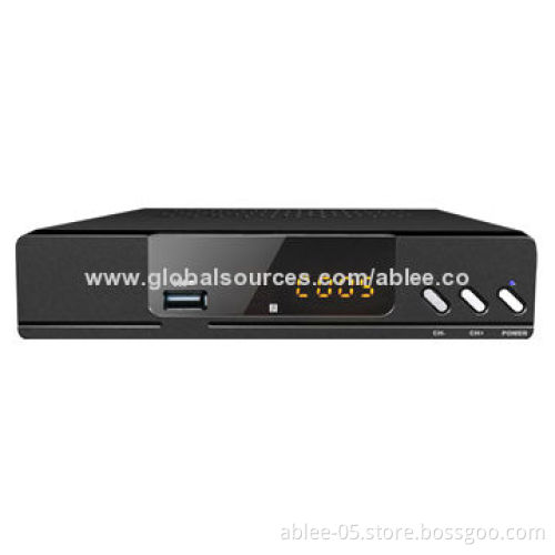 HD DVB-T2 Receiver, Supports SD/HD MPEG2/MPEG4/H.264, with PVR and Time Shift Function
